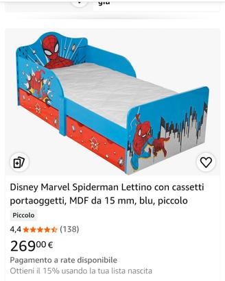 lettino basso bambini 