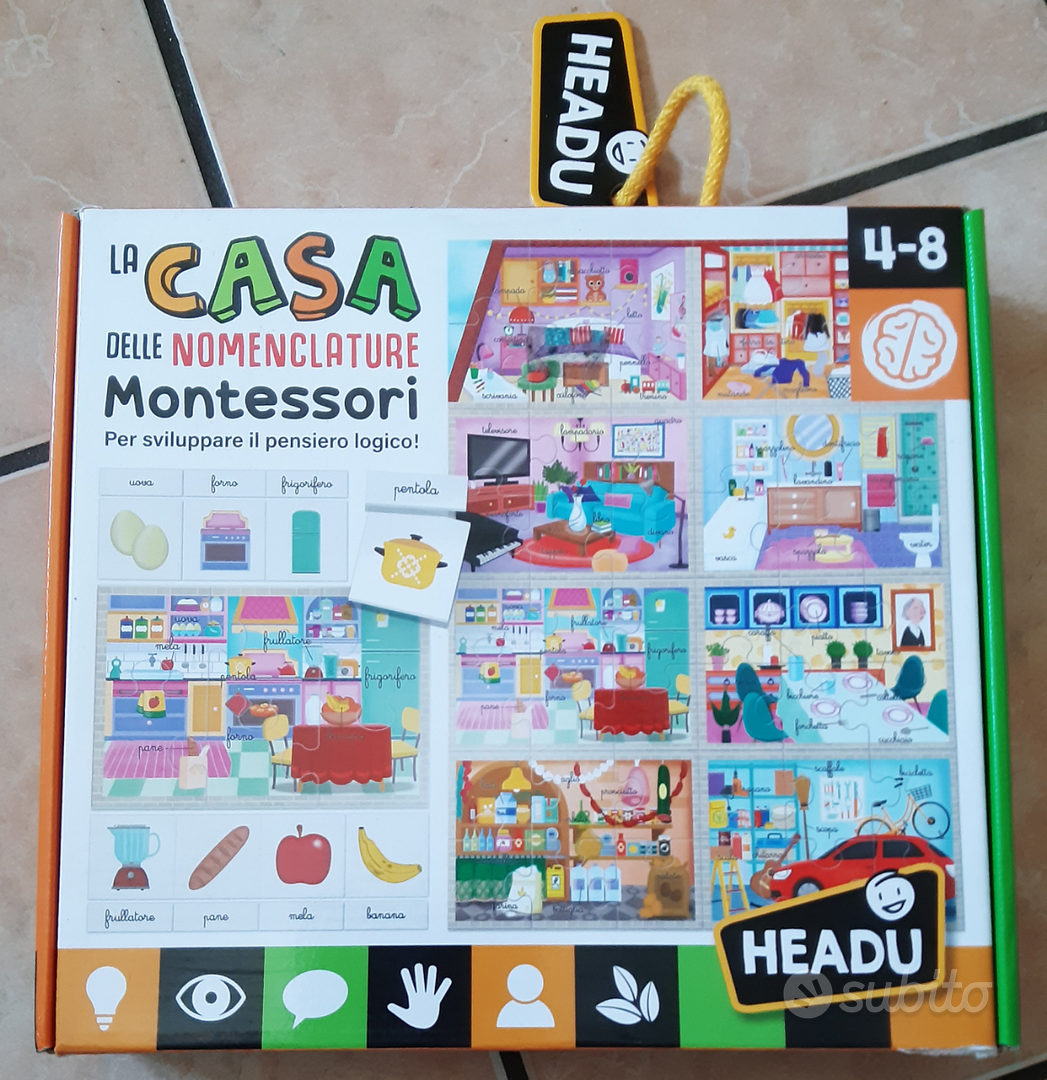 Gioco - La casa delle monenclature - Montessori - Tutto per i bambini In  vendita a Milano