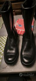 scarpe pelle pelliccia 