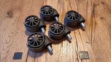 Ruote di ricambio sedia da ufficio