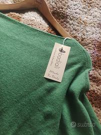 Poncho in lana e cachemire nuovo