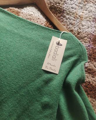 Poncho in lana e cachemire nuovo