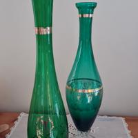 Vasi in vetro verde Empoli