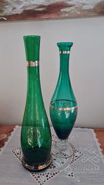 Vasi in vetro verde Empoli