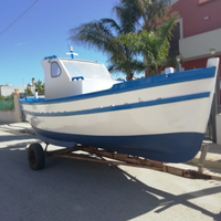 Barca - gozzo in legno di 6,50m motore Farymann