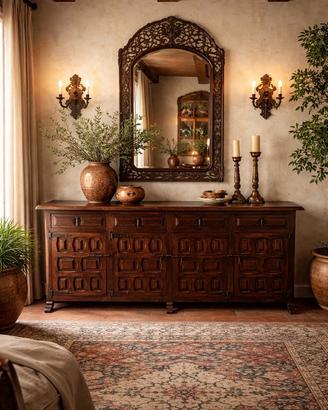 Credenza in noce massiccio vintage