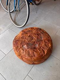 Pouf in cuoio/pelle