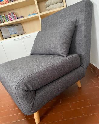 Poltrona letto regolabile in 6 posizioni