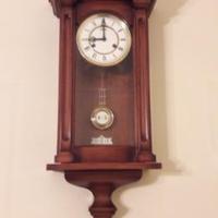 Orologio a pendolo in legno, da parete