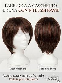 Parrucca artigianale di veri capelli