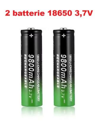 4 batterie 18650 da 3,7V Li-Ion