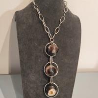 Collana argento 925 e agata 
