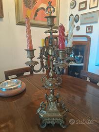 candelabro in ottone