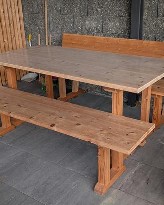 Tavolo Legno con banca
