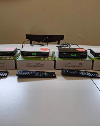 Decoder digitale terrestre - lotto di 4 pezzi