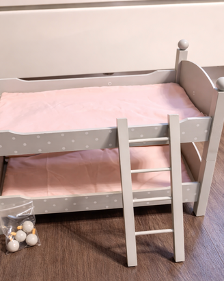 Letto a castello per bambole