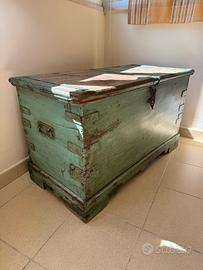 Baule india antica in legno