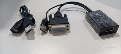 DVI to Display Port Adapter with USB - 1900x1200