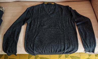 Maglione uomo Federico Osti M lana cashmere grigio