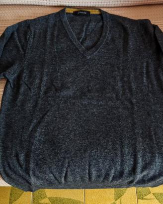 Maglione uomo Federico Osti M lana cashmere grigio