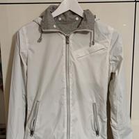 Giubbino bianco, reversibile, unisex