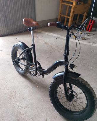 fat bike pieghevole