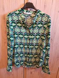 Camicia Zara Tg S stile Vintage anni '70