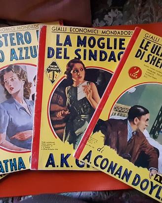 4 GIALLI - RISTAMPE d' EPOCA anni 30 e 40