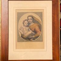 Madonna con bambino, 1840, incisione in acciaio