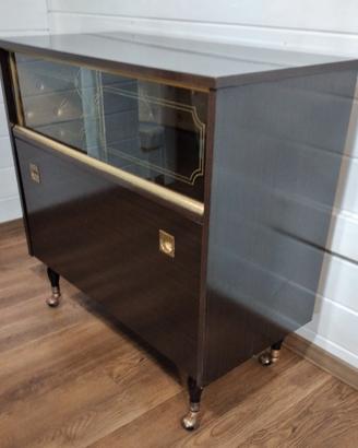 Mobile bar vintage  con ruote.