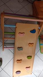 scala arrampicata e scivolo 