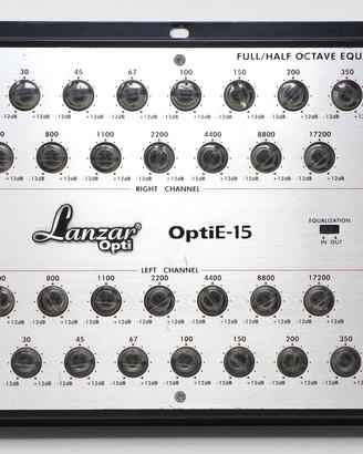 Lanzar OptiE-15 band half full octave stereo equal