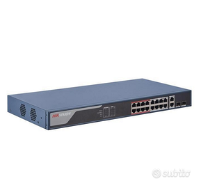 SWITCH POE A 16 PORTE SFP Hikvision