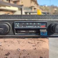 Autoradio d'epoca stereo Melody anni 70