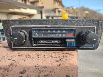 Autoradio d'epoca stereo Melody anni 70