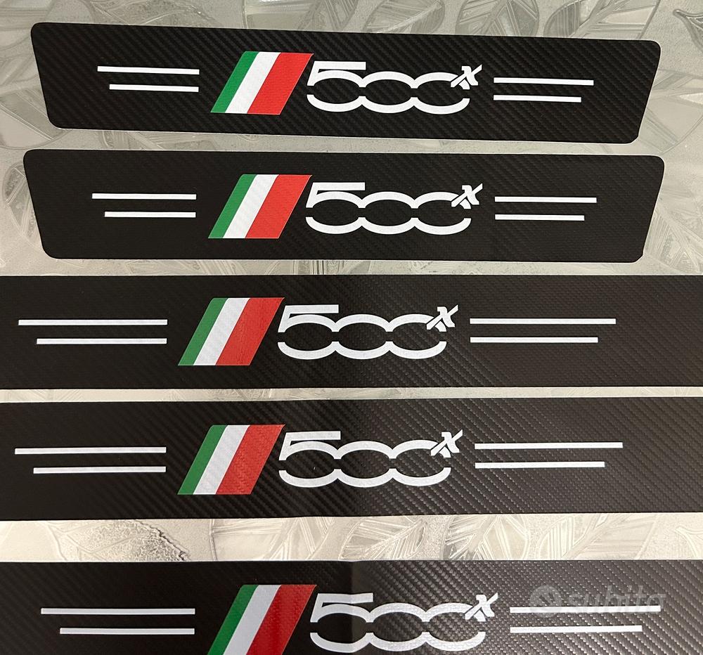 Fiat Grande Punto Accessori Adesivi Battitacco In Fibra Di Carbonio Per Fiat 500 - Protezione Anti-Graffio Portiere Decorazione Fiat 500 - 10