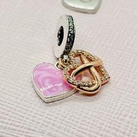 Charm Pandora a Cuore Infinito Scintillante