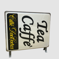 Insegna bar vintage plastica+metallo 114×107 cm