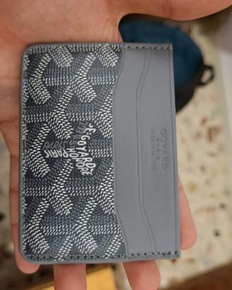 portacarte goyard grigio 