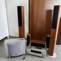 Dolby 5.1 Yamaha completo casse e amplificatore