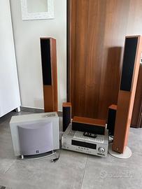 Dolby 5.1 Yamaha completo casse e amplificatore