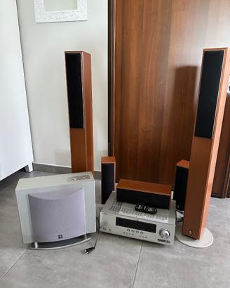 Dolby 5.1 Yamaha completo casse e amplificatore
