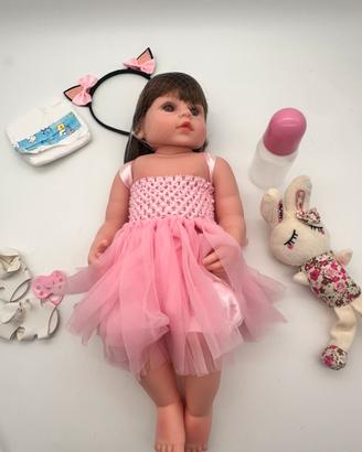 Reborn baby doll bambola realistica