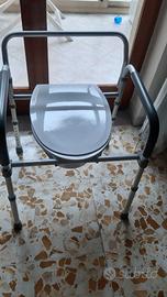 Sedia comoda wc per disabili e anziani