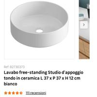 Lavabo da appoggio