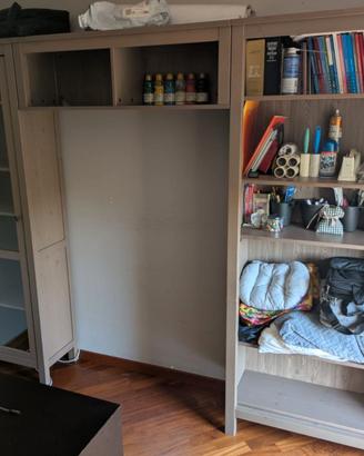 Libreria + Vetrina Hemnes Ikea 3 pezzi