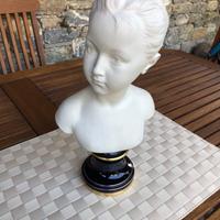 Busto su piedistallo- L.Brongniart - J.A.Houdon 