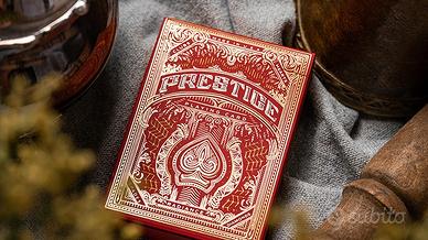 Mazzo di Carte Prestige Red da Gioco Poker Cards 