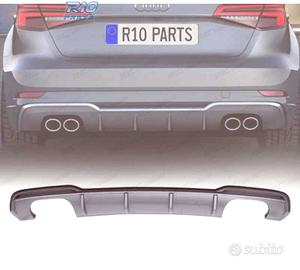 DIFFUSORE AUDI A3 HATCHBACK 17-20 LOOK S3