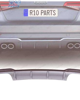 DIFFUSORE AUDI A3 HATCHBACK 17-20 LOOK S3